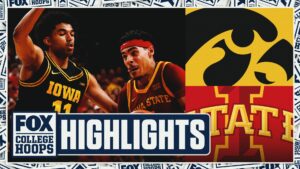 Iowa Hawkeyes vs. No. 4 Iowa State Cyclones Highlights | FOX College Hoops