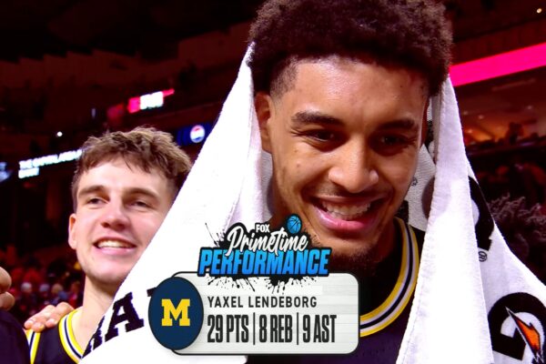 Yaxel Lendeborg Puts on a Prime Time Performance in No. 2 Michigan’s Tough Win Over Maryland