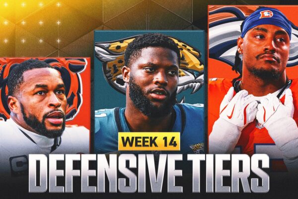 2025 NFL Defensive Tiers Week 14: Broncos Battle for Top Unit; Jaguars Jump