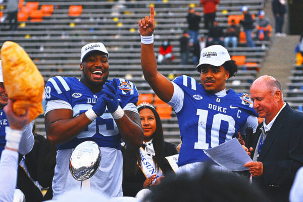Late Touchdown Lifts Duke to 3-point Win Over Arizona State in the Sun Bowl