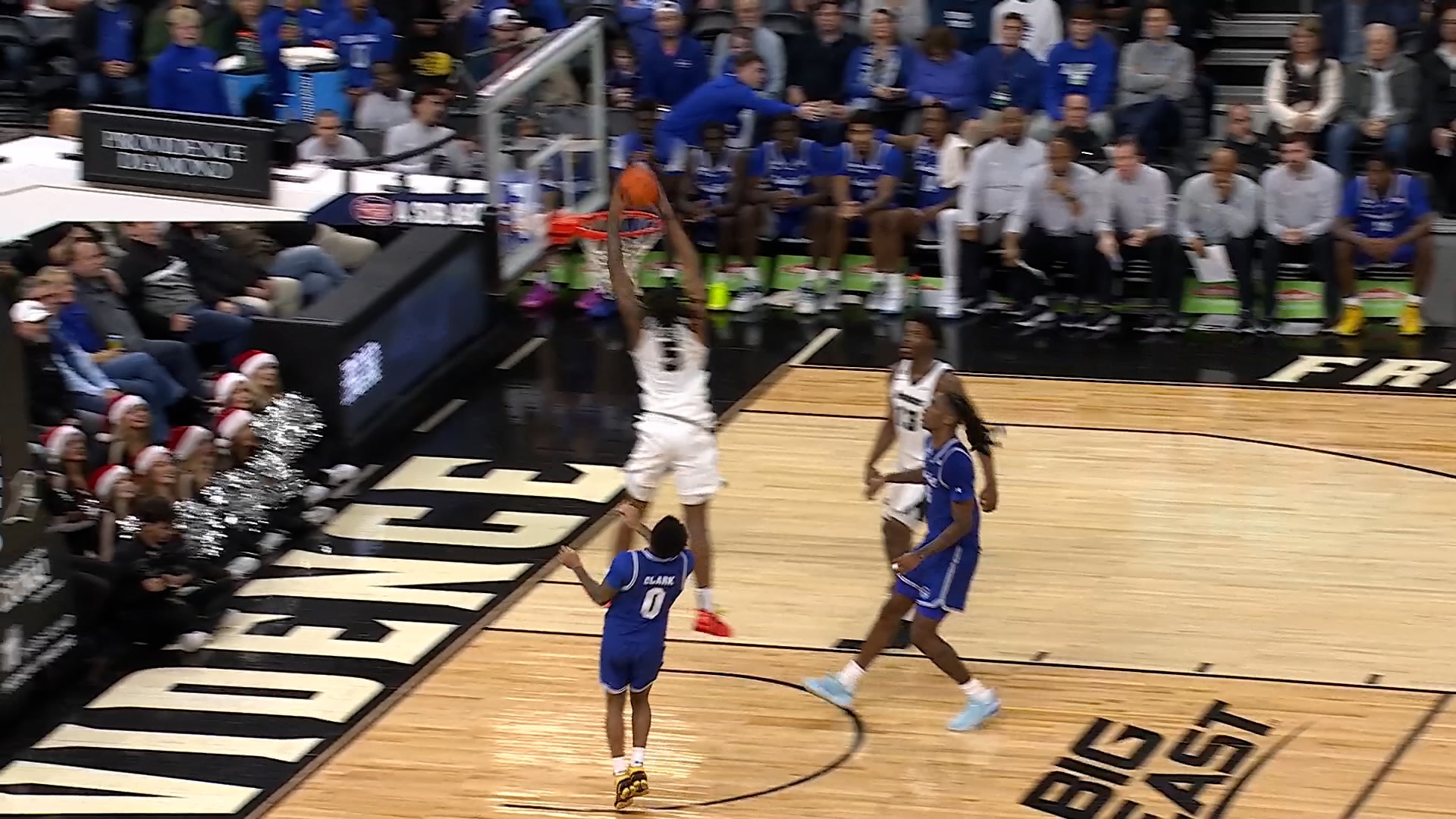 Providence's Jason Edwards finds Jamier Jones for near half-court alley-oop vs. Seton Hall