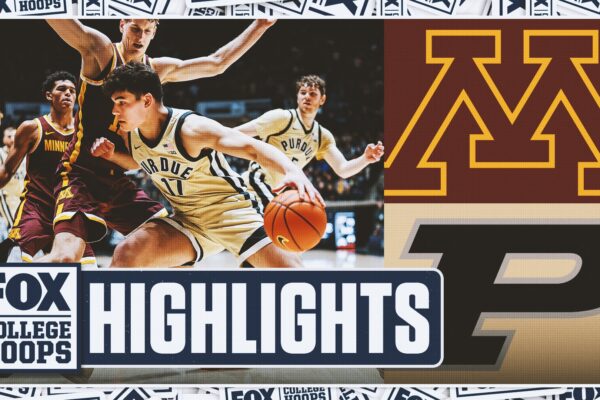 Minnesota Golden Gophers vs. No. 6 Purdue Boilermakers Highlights | FOX College Hoops