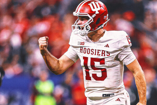 ‘The Hoosiers Are Flippin’ Champs’: Indiana’s Mendoza Emotional After Big Ten Title