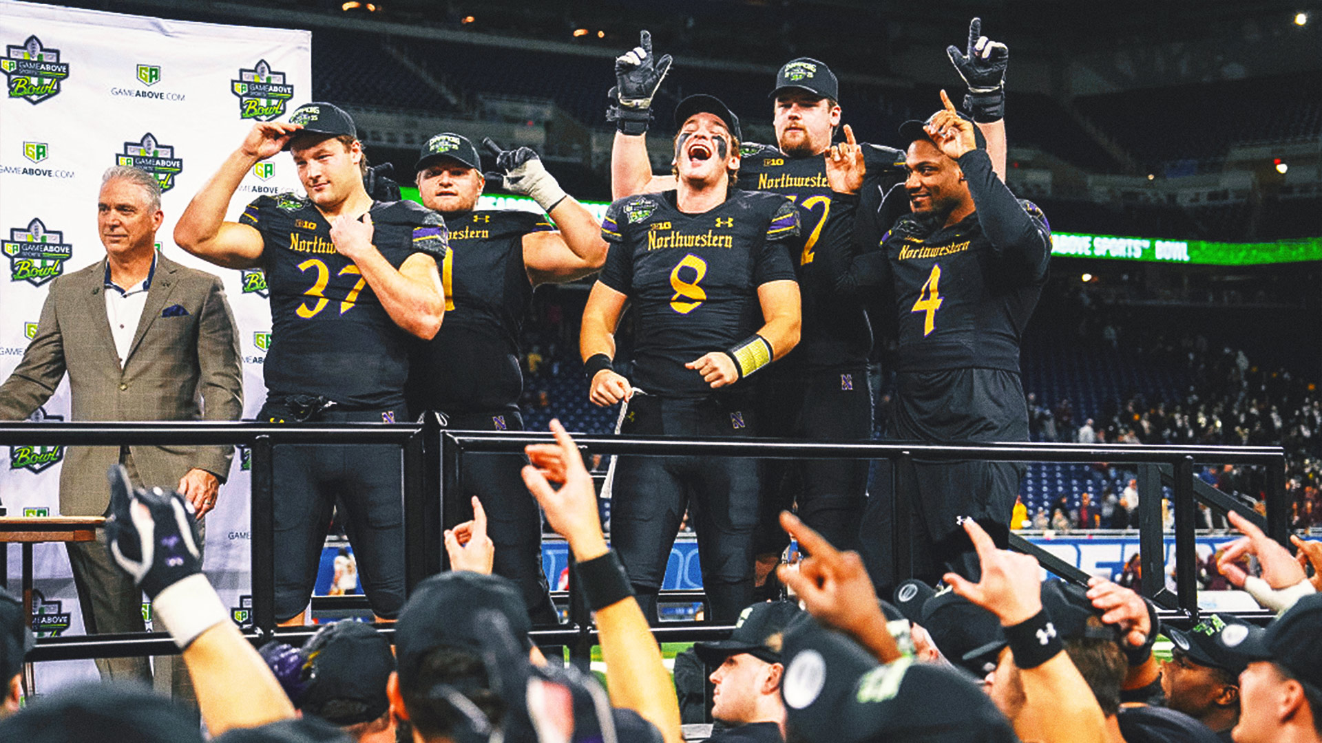 Northwestern Beats Central Michigan in GameAbove Sports Bowl