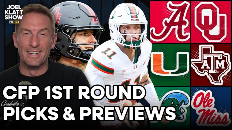 College Football Playoff Picks, Preview: Predicting 1st-Round Matchups, Who’ll Win Title