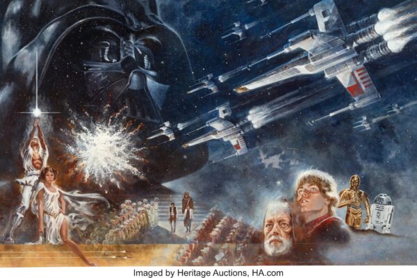 Painting that introduced ‘Star Wars’ to the world fetches .9M at auction