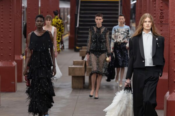 Chanel’s new showman stages an ode to NYC with star-packed runway show on a real subway platform