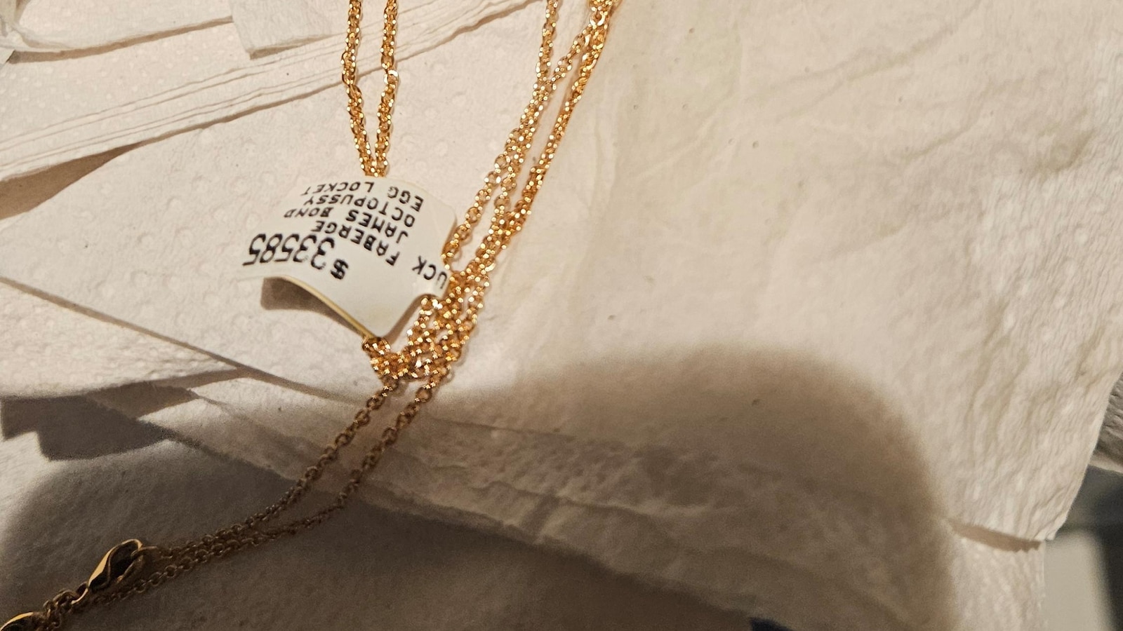 Police recover a stolen and swallowed Fabergé pendant after a 6-day wait for it to reappear