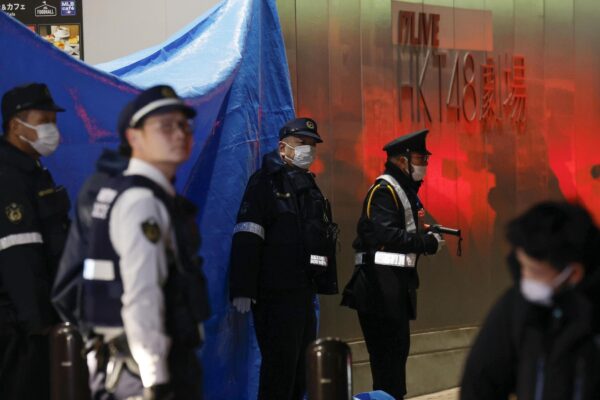 2 stabbed at entertainment complex in southern Japan, police arrest a 30-year-old suspect