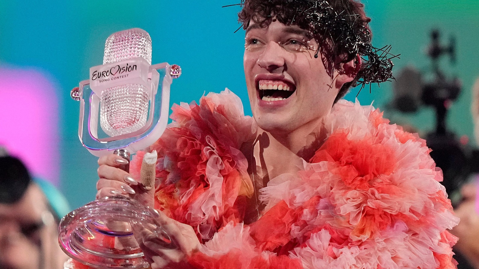 Eurovision champion Nemo returns the winner’s trophy to protest Israel’s inclusion