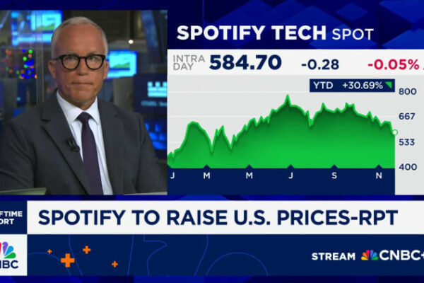 Spotify hikes subscription price for U.S. Premium users