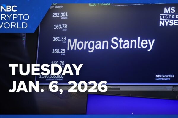 Morgan Stanley files for spot bitcoin and solana ETFs: CNBC Crypto World