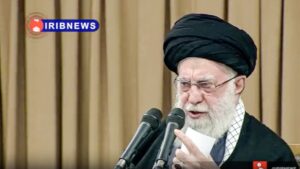 Supreme leader accuses protesters of acting for Trump