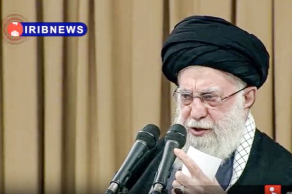 Supreme leader accuses protesters of acting for Trump