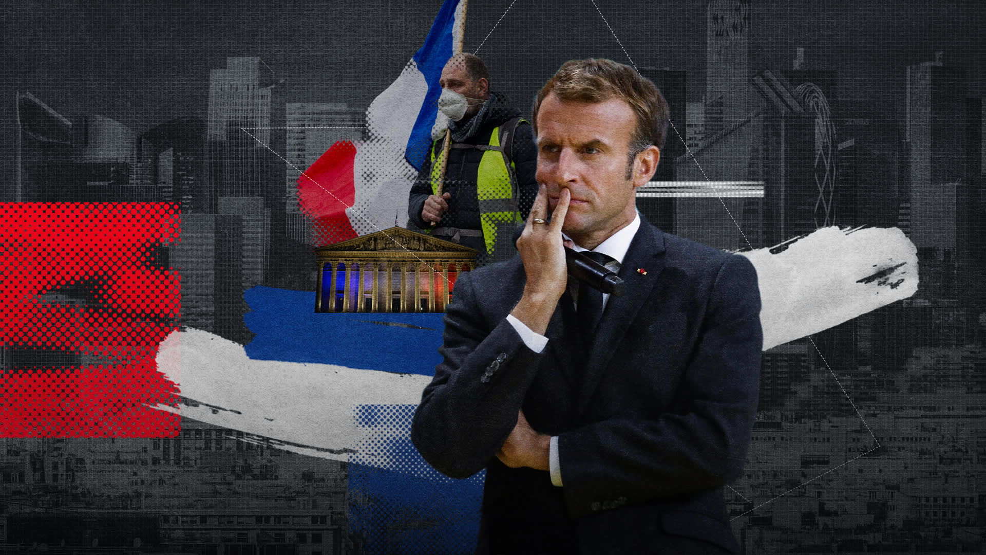 Why French president Emmanuel Macron’s economic strategy hit a wall