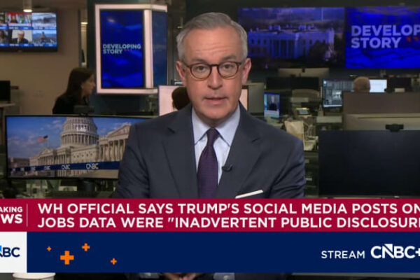 Trump revealed jobs data early