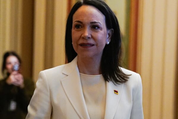 Machado says she presented Trump with her Nobel Peace Prize medal