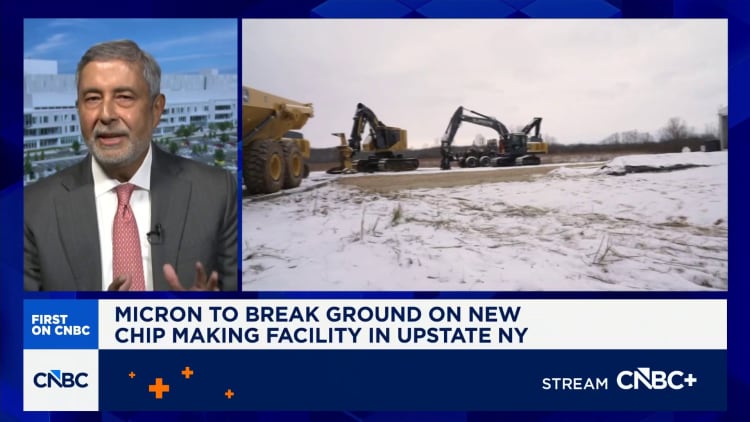 Micron stock climbs as CEO highlights AI demand for memory