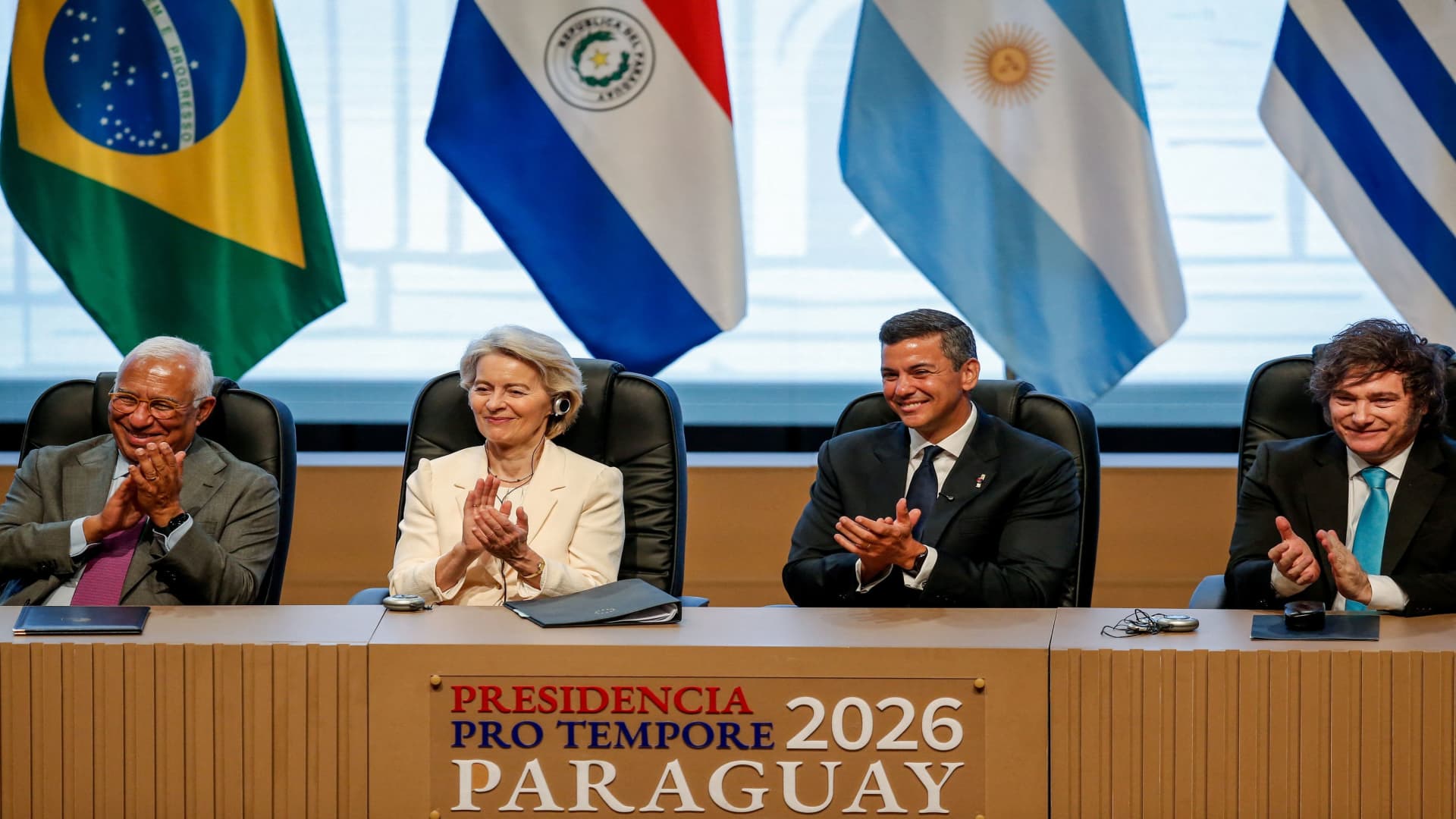 EU, South American bloc Mercosur sign trade deal