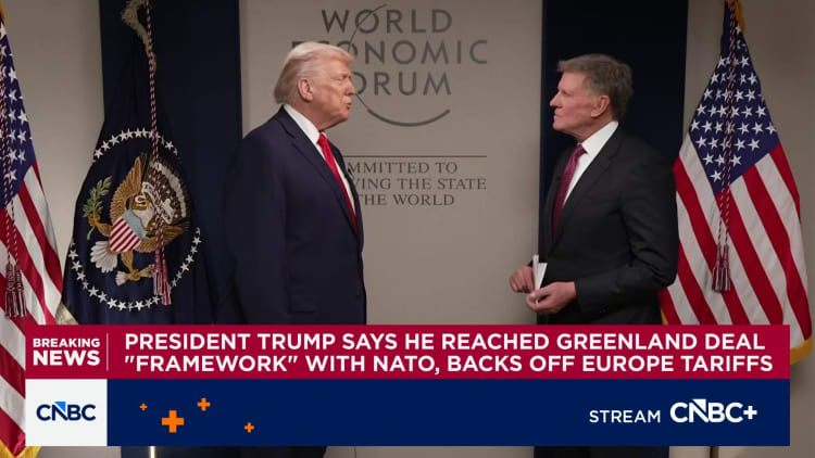 Trump says Greenland framework with NATO involves mineral rights for U.S.