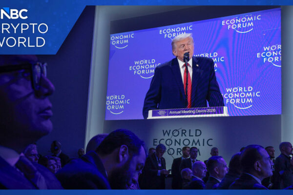 President Trump touts progress on crypto regulation at the World Economic Forum: CNBC Crypto World
