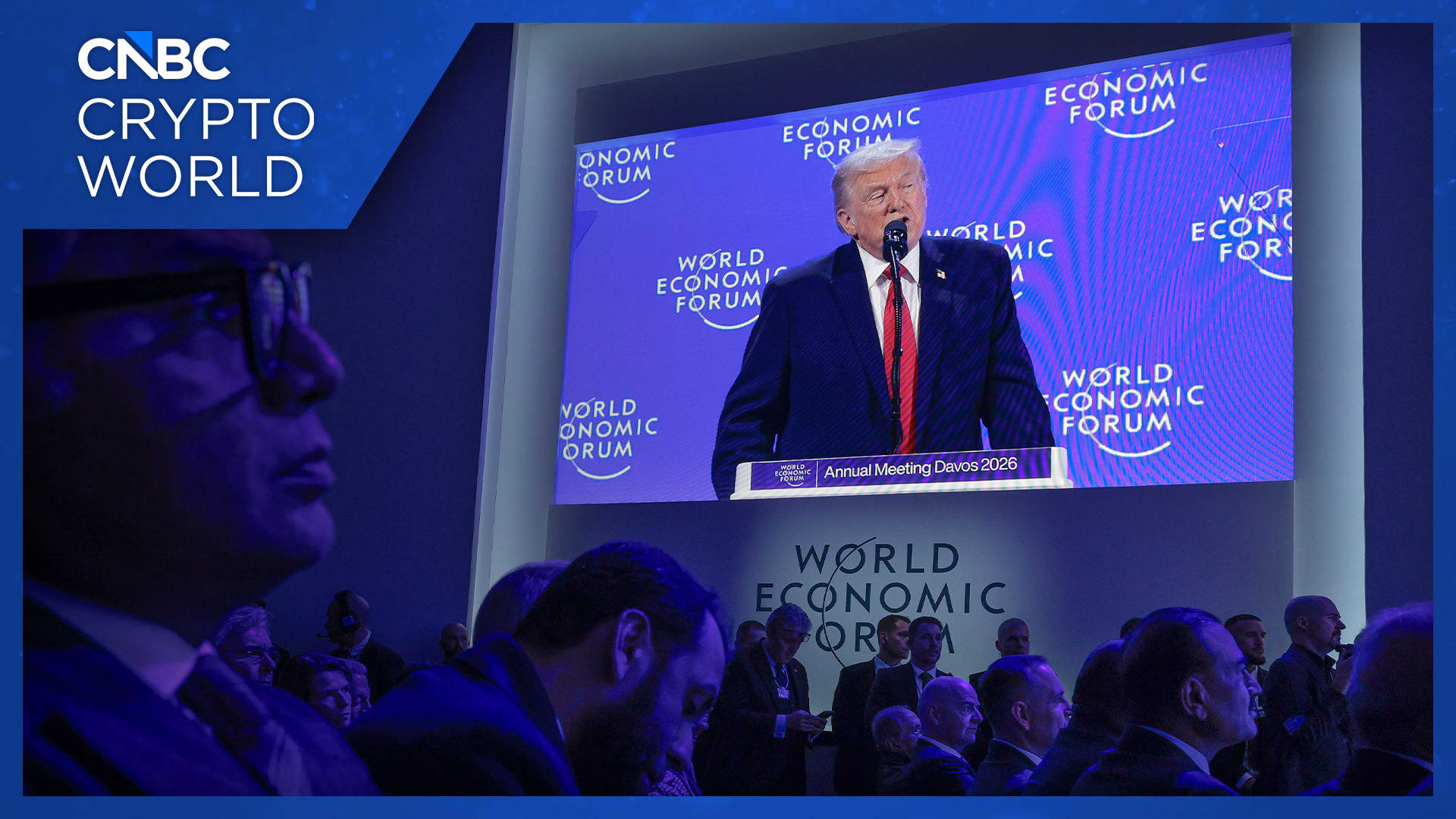 President Trump touts progress on crypto regulation at the World Economic Forum: CNBC Crypto World