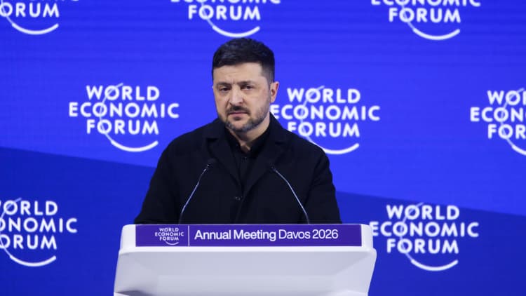 Zelenskyy tells Europe stop trying to ‘change’ Trump in Davos speech