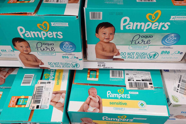 Procter & Gamble is selling diapers made with silk fibers in China
