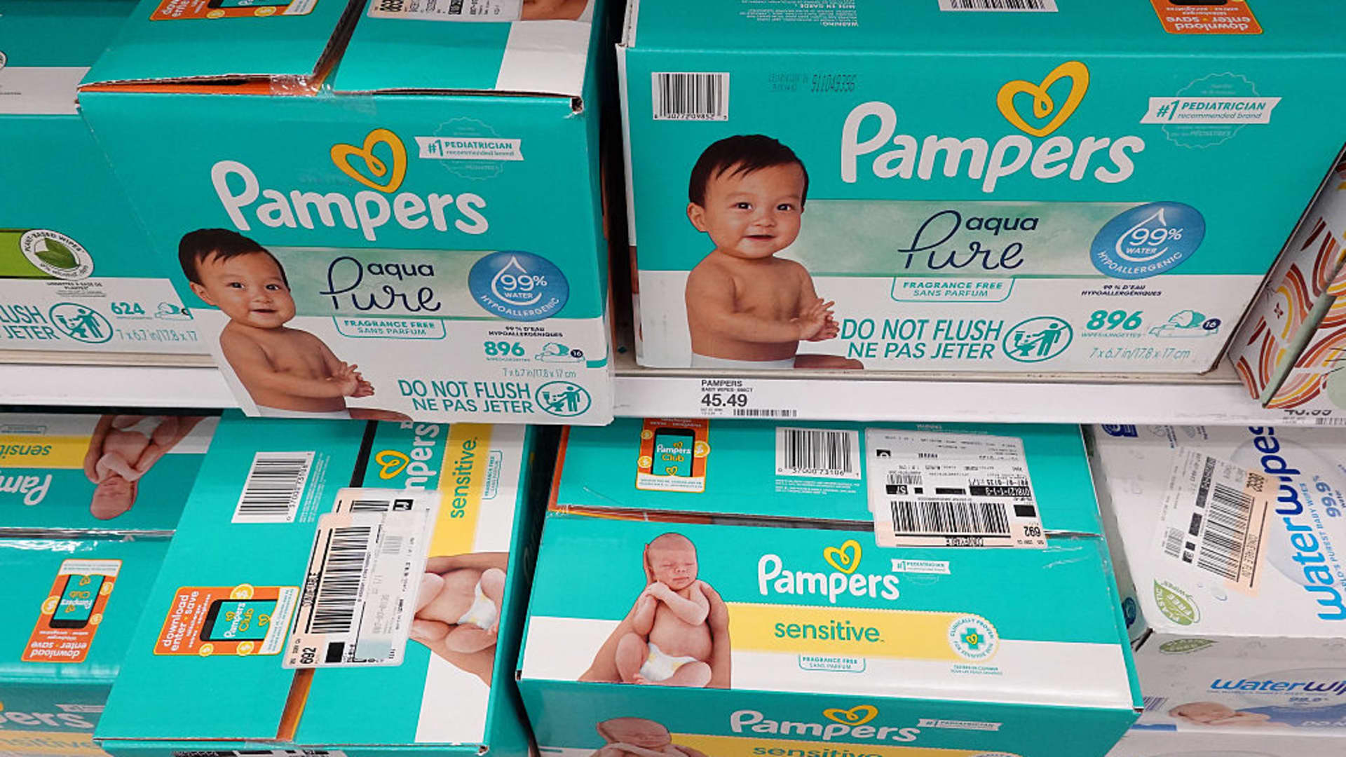 Procter & Gamble is selling diapers made with silk fibers in China