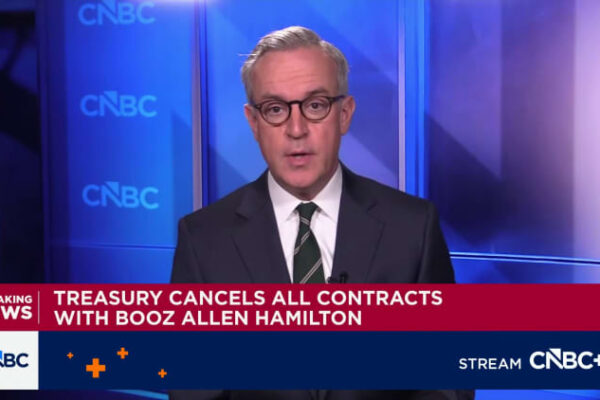 Treasury cancels Booz Allen contracts after employee leaked