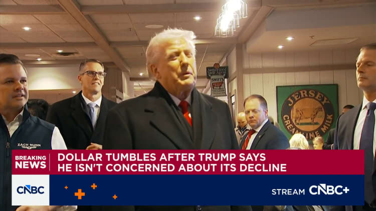 Dollar worst one-day rout since April. Trump says hasn’t fallen too low