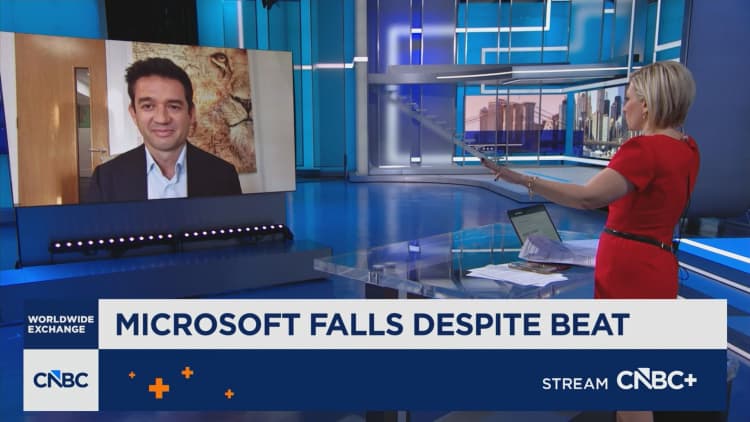 Meta rises 8%, Microsoft sinks 11% after earnings