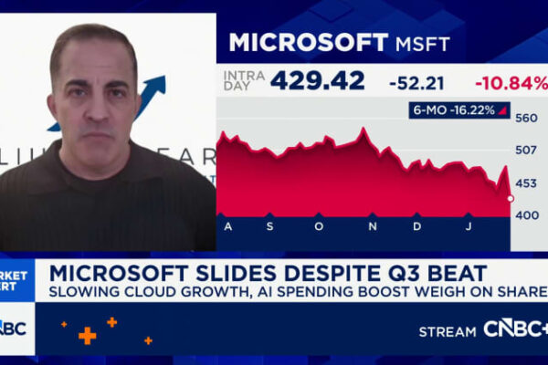 Microsoft lost 7 billion in market cap in earnings plunge