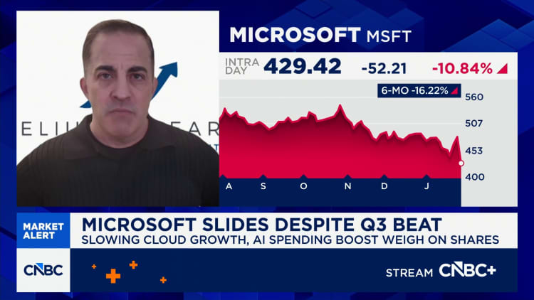 Microsoft lost 7 billion in market cap in earnings plunge