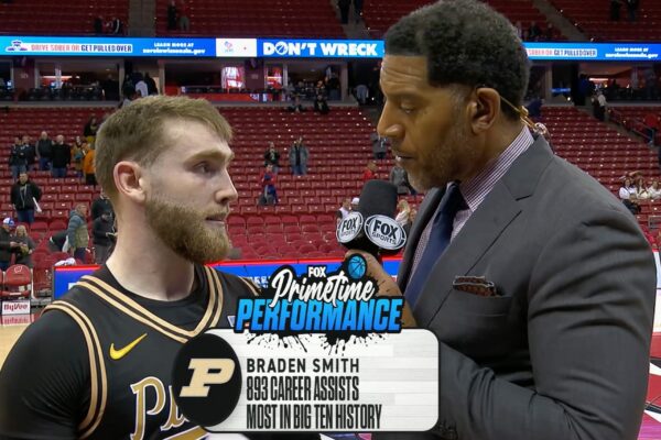 Braden Smith on his RECORD BREAKING Primetime Performance in No. 5 Purdue's Win Over Wisconsin