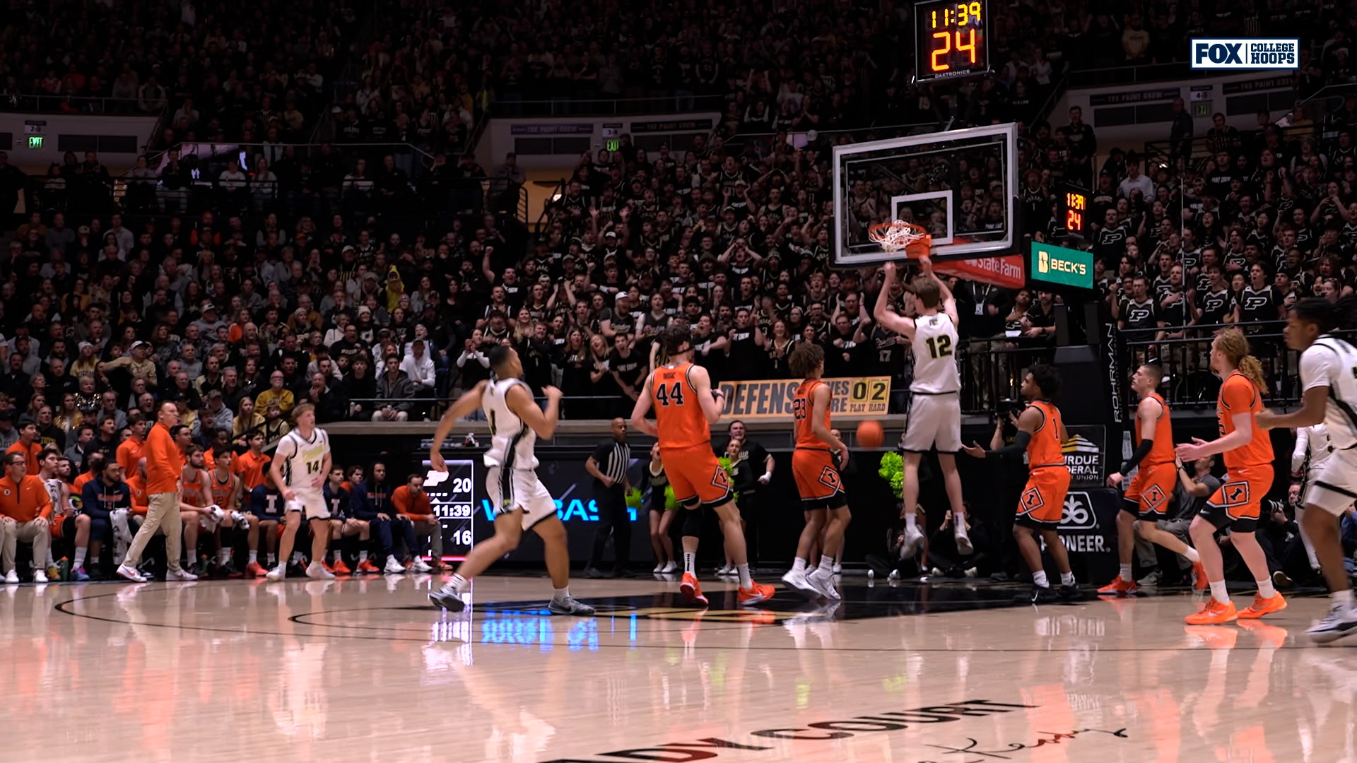 Purdue’s Daniel Jacobsen throws down alley-oop to extend lead over Illinois