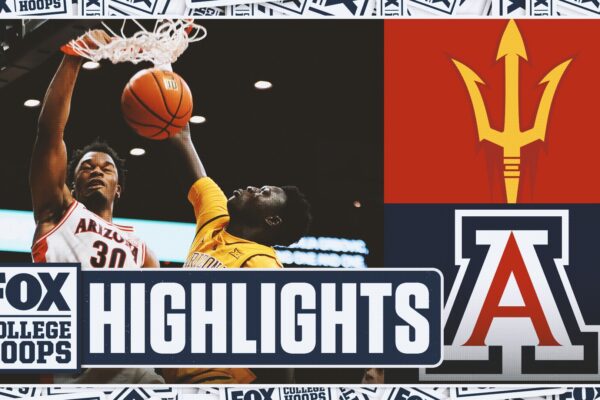 Arizona State Sun Devils vs. No. 1 Arizona Wildcats Highlights 🏀 FOX College Hoops