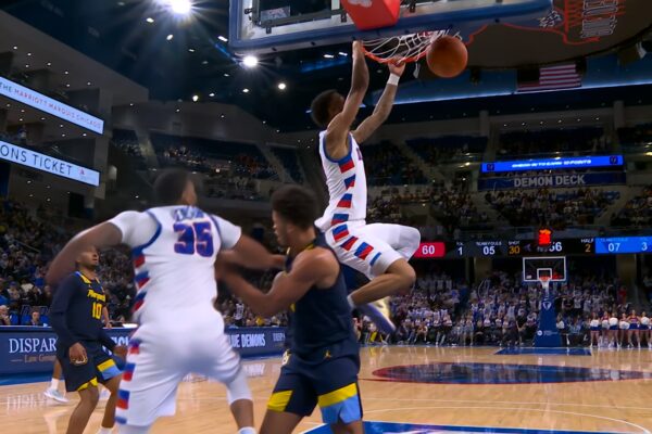 CJ Gunn HAMMERS putback dunk to seal win for DePaul vs. Marquette