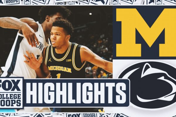 No. 2 Michigan Wolverines vs. Penn State Nittany Lions Highlights | FOX College Hoops