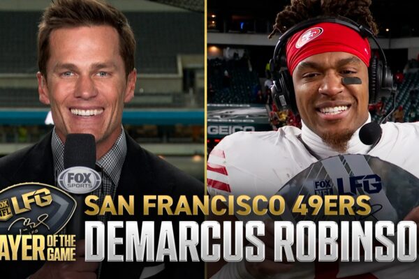 Tom Brady's LFG Player of the Game: 49ers WR Demarcus Robinson 🏆 Wild Card Round