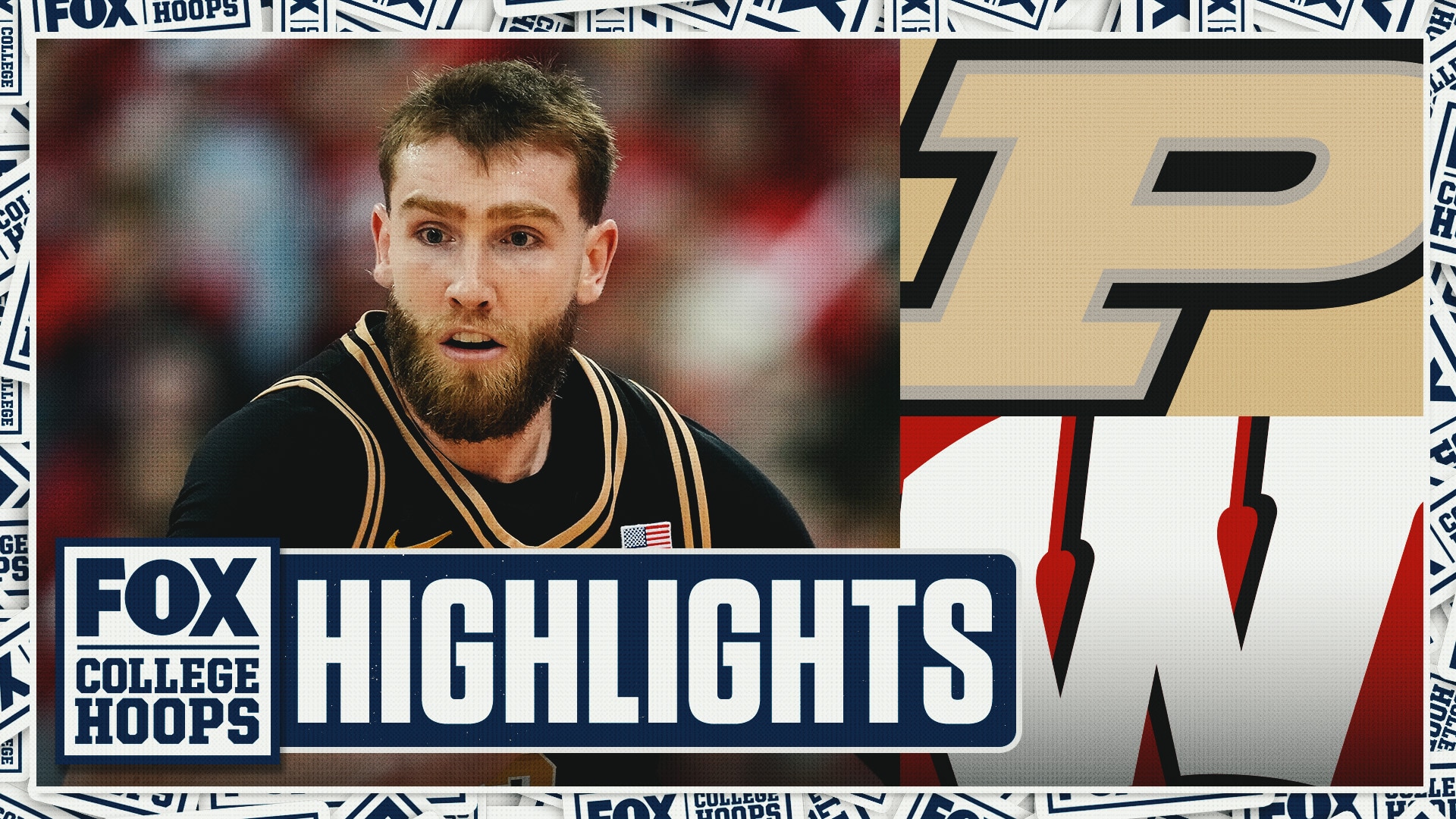 No. 5 Purdue Boilermakers vs. Wisconsin Badgers Highlights 🏀 FOX College Hoops