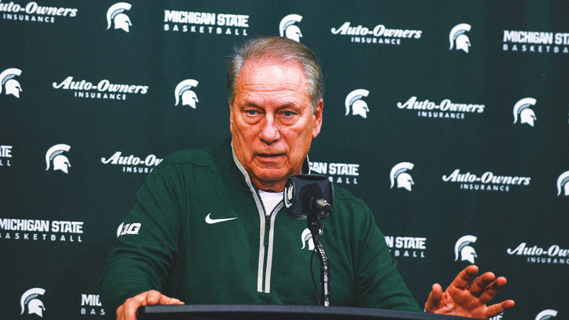 Tom Izzo on Michigan State Defend, Rebound, Run Motto: ‘We’re Getting Better’