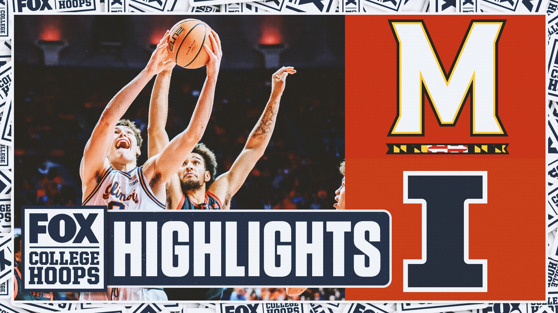 Maryland Terrapins vs. No. 11 Illinois Fighting Illini Highlights 🏀 FOX College Hoops