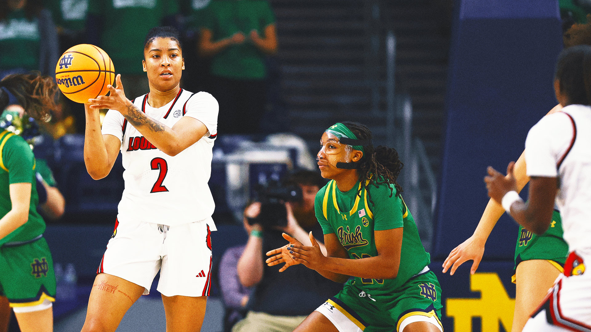 No. 9 Louisville Gets Past No. 23 Notre Dame 79-66 for 10th Straight Victory