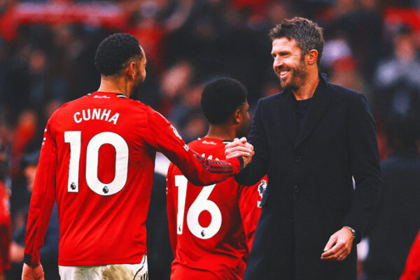 Manchester United Crush Manchester City in Michael Carrick’s First Game as Coach