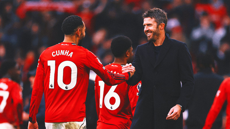 Manchester United Crush Manchester City in Michael Carrick’s First Game as Coach
