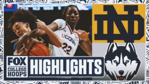 Notre Dame Fighting Irish vs. No. 1 UConn Huskies Highlights 🏀 FOX College Hoops