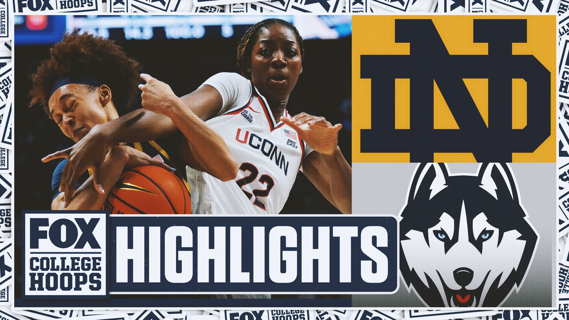 Notre Dame Fighting Irish vs. No. 1 UConn Huskies Highlights 🏀 FOX College Hoops