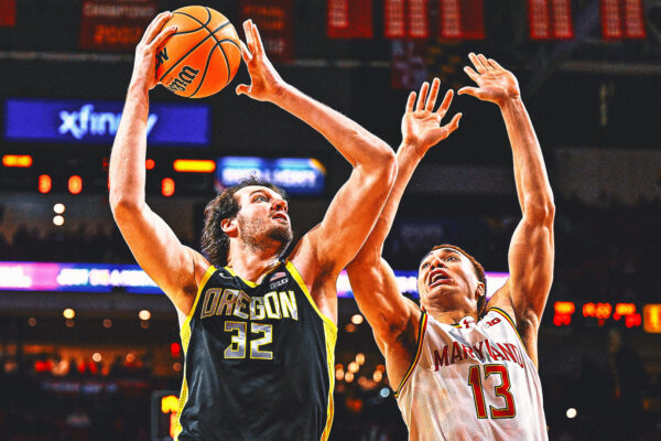 Nate Bittle, Takai Simpkins Combine for 32 Points in Oregon’s Win vs. Maryland