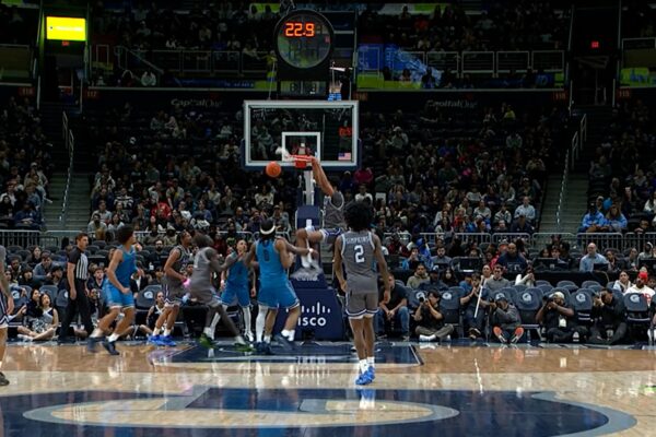 Seton Hall's Najai 'Baby Shaq' Hines SLAMS putback dunk with authority vs. Georgetown